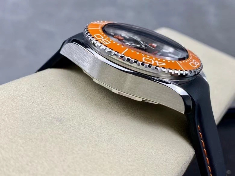 CBD Factory Omega Seamaster Ultra Deep 45.5mm Orange Bezel Grey Dial (215.32.46.21.06.001) 1:1 Super Clone – DD8912 Movement WaterResistant 218